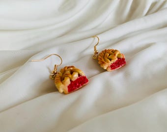Cherry pie earrings