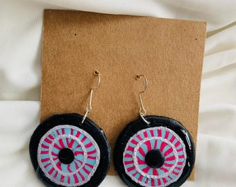 BTS Jin Echo vinyl earrings