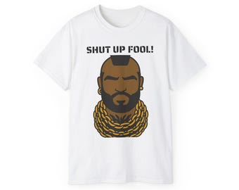 Mr. T Shirt - I Pity The Fool 80s Retro Graphic Tee