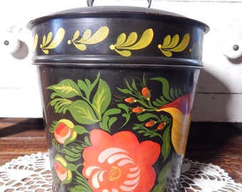 Vintage Tole Ware Canister
