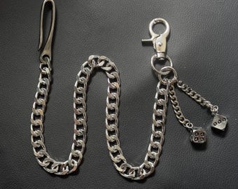 アクセサリー Chainmail archive wallet chain spike Gothic Spiked Wallet Chain 316L Stainless Steel - Etsy