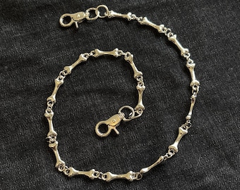Bone Vajra Wallet Chain ,Jeans Chain,Gothic Pants Chain,Biker Wallet Chain,Handmade Wallet Chain,Punk Wallet Chain,Chain Accessories