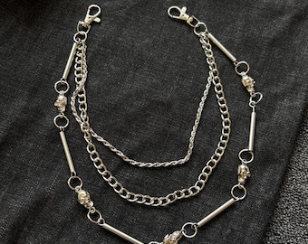 Vajra Wallet Chain ,Jeans Chain,Gothic Pants Chain,Biker Wallet Chain,Handmade Wallet Chain,Punk Wallet Chain,Chain Accessories