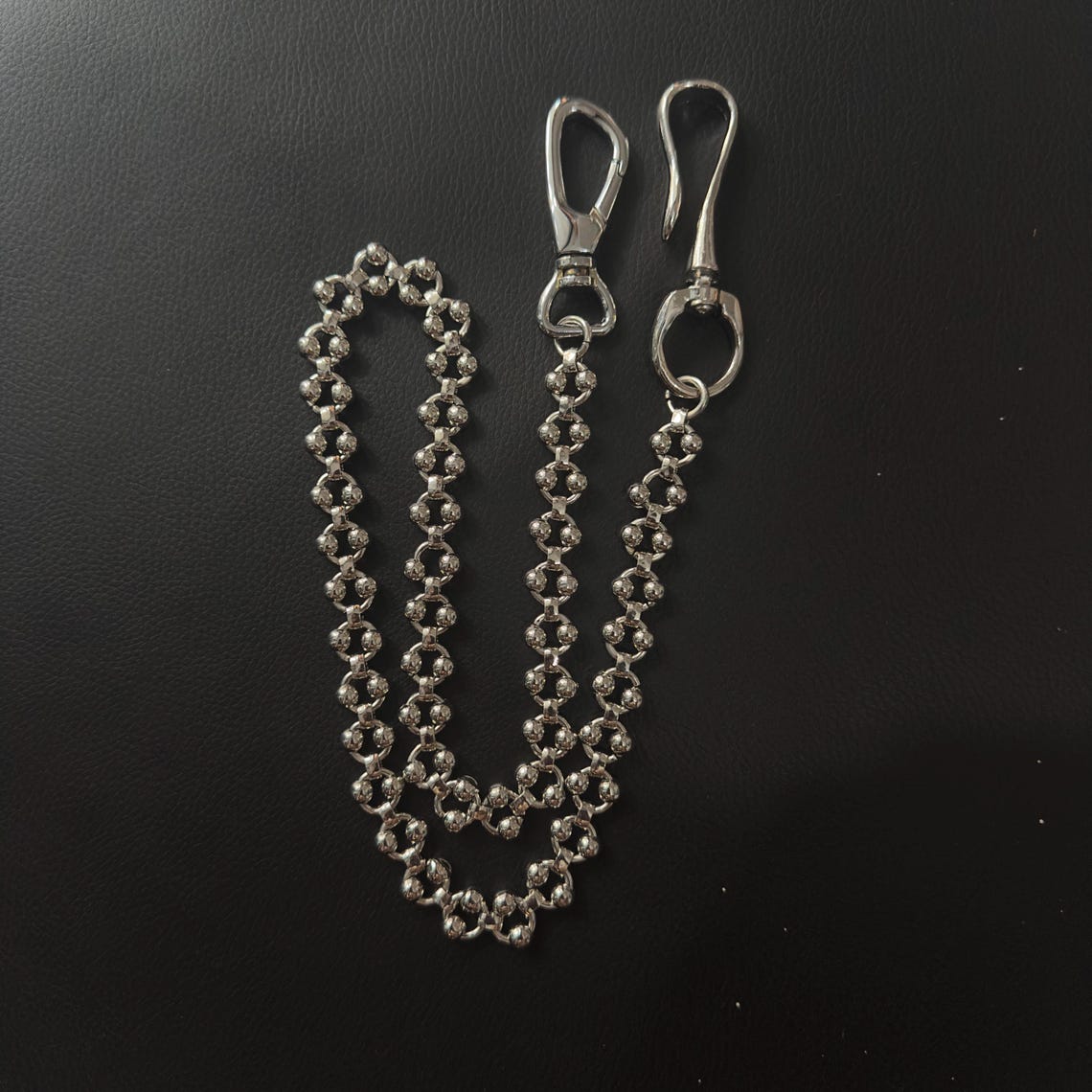 Double Bead Circle Wallet Chain ,jeans Chain,gothic Pants Chain,biker ...