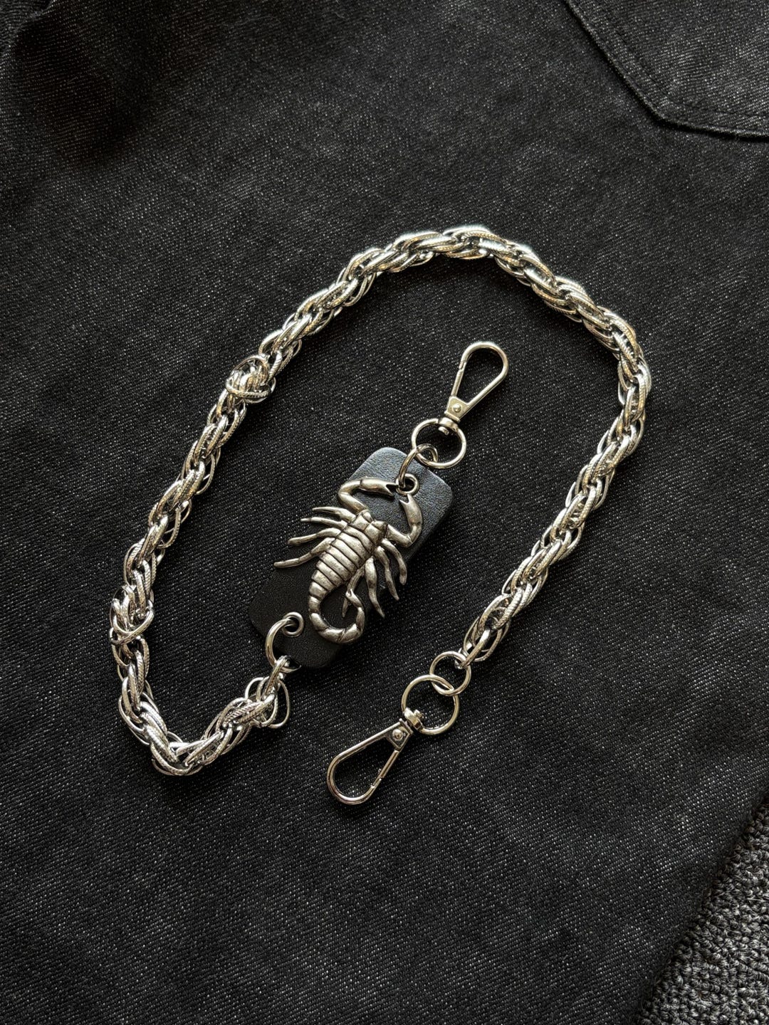 Retro Scorpion Skin Wallet Chain ,jeans Chain,gothic Pants Chain,biker ...