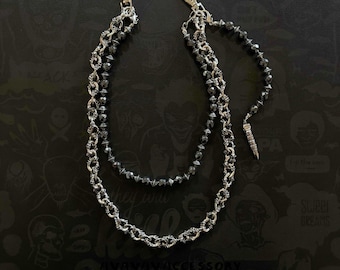 Cadena para billetera con diamantes dorados, cadena para jeans, cadena para pantalones góticos, cadena para billetera de motociclista, cadena para billetera hecha a mano, cadena para billetera punk, accesorios para cadena