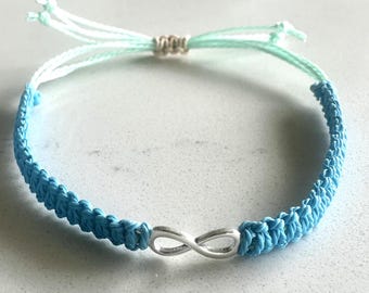 Infinite Joy: Infinity Charm Knotted Adjustable Bracelet