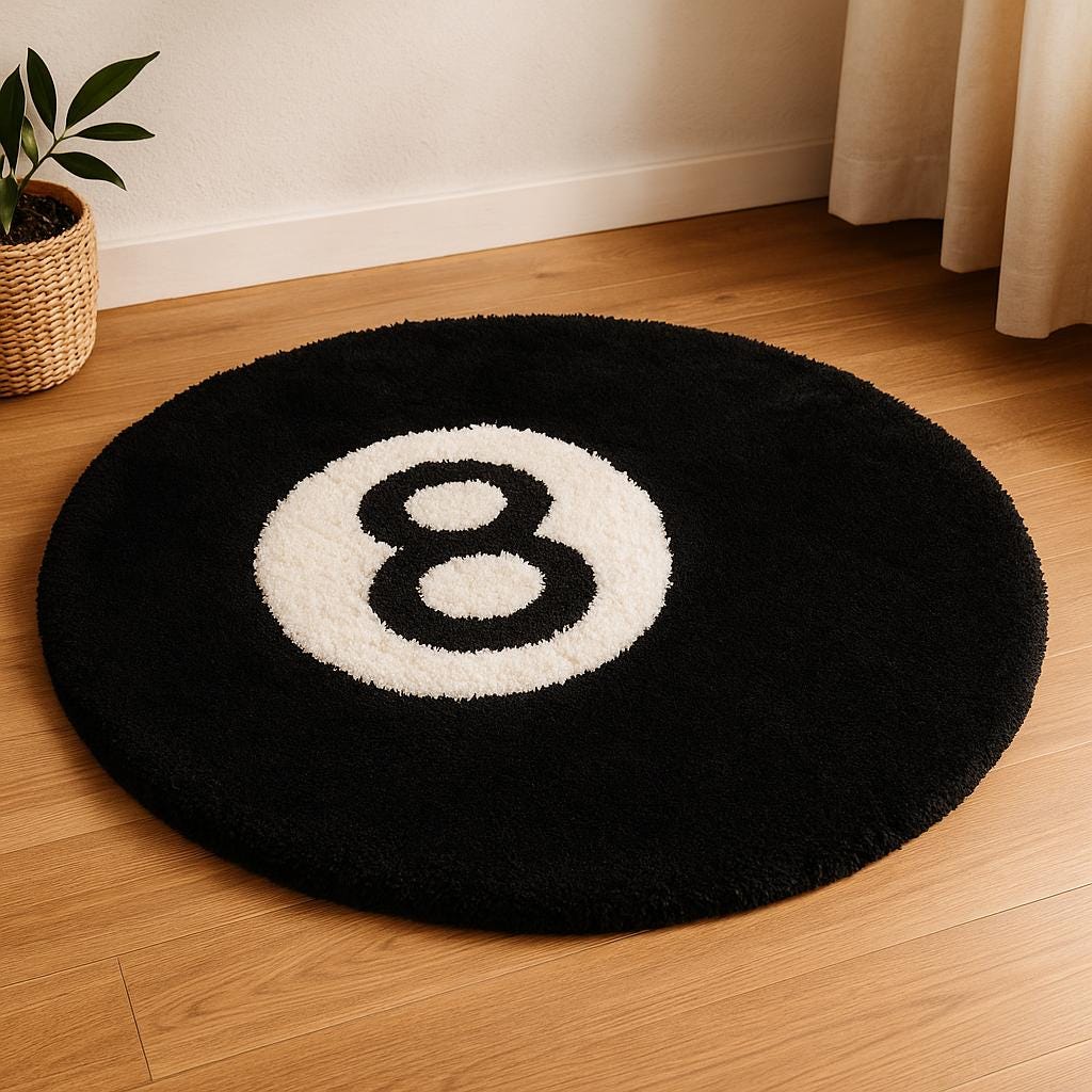 Stussy 8 Ball Rug - Etsy Canada