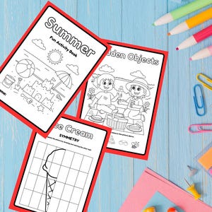 Summer Fun Printables for Kids – 14 Pages of Coloring, Puzzles, Mazes & More!