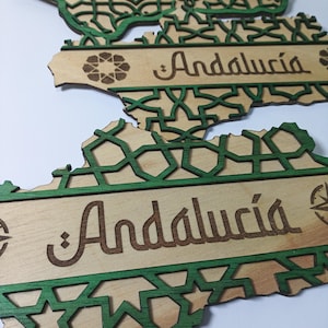 cartello/mappa dei cartelli dell'Andalusia