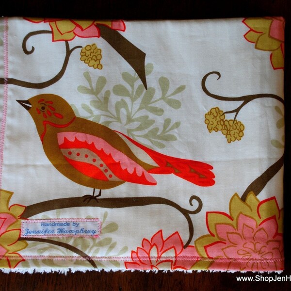 Birds on a Branch Lovey Blankie
