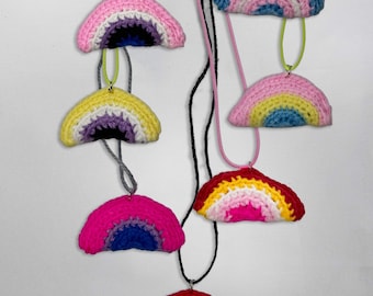 Collar con la bandera del orgullo arcoíris en 3D, collar con el orgullo lésbico/bisexual/trans/pansexual