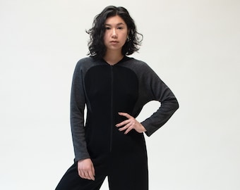 Wool Jumpsuit | Geoffrey Beene