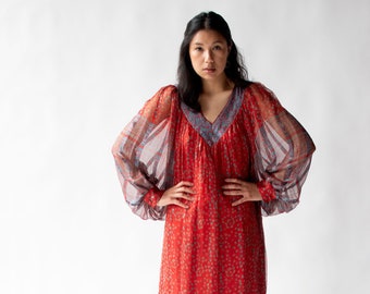 1970s Silk Dress | Raksha of Hindimp London