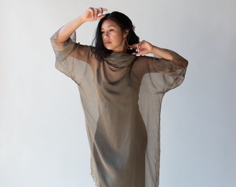 1990s Chiffon Tunic