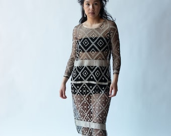 1920s Crochet Dress