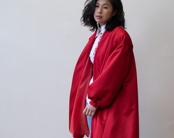 1980s Red Opera Coat | Victor Costa