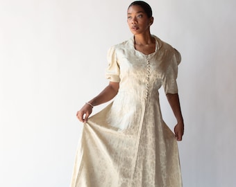 1940s Lamé Gown