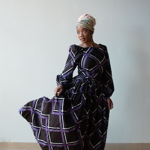 Grid Print Dress | Marimekko 1972