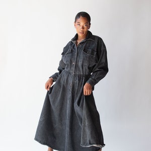 1980er Jahre Jeans Kleid | Norma Kamali