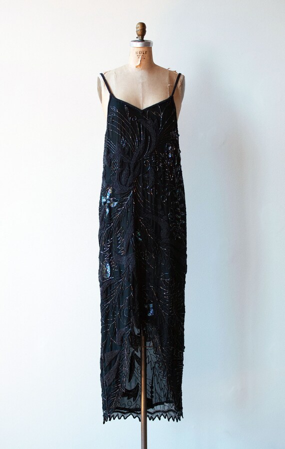 1980s Beaded Dress - image 7