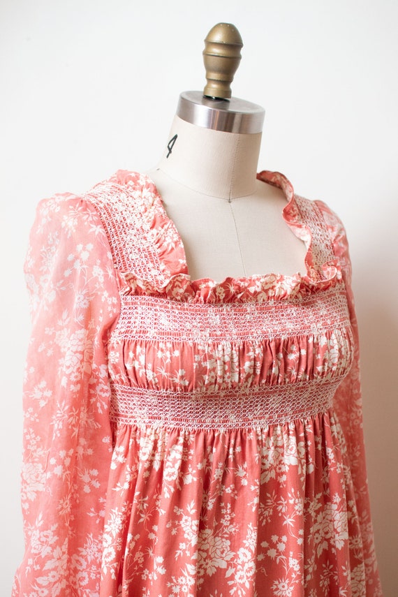 Vintage 1970s Empire Waist Dress | Vicky Vaughn Co