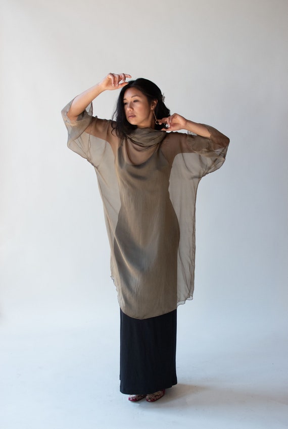 1990s Chiffon Tunic