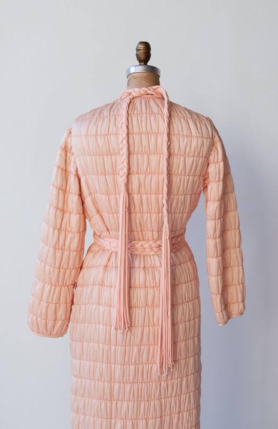 1980s Quilted Robe | Mary Mcfadden - image 2
