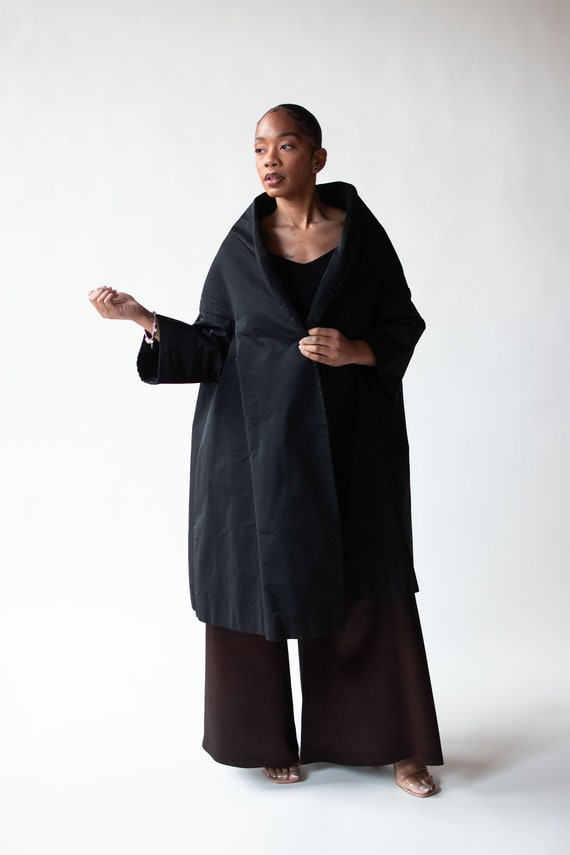 1950 Black Opera Coat | Neiman Marcus - image 1