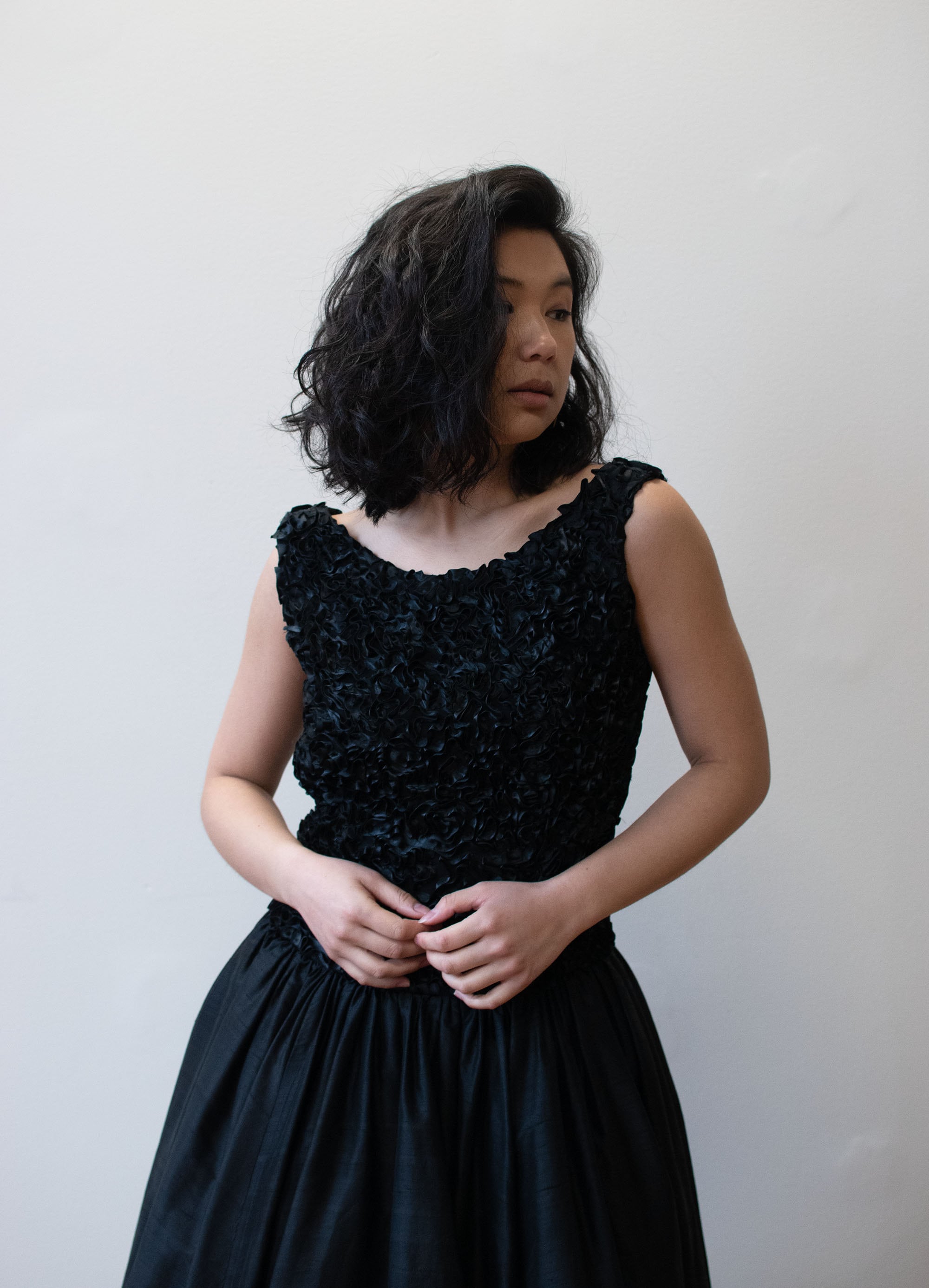 1990S Black Silk Gown | Isaac Mizrahi