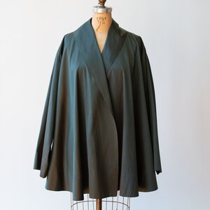 Slate Silk Coat Romeo Gigli SS 1990 image 7