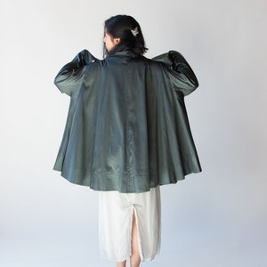 Slate Silk Coat Romeo Gigli SS 1990 image 5