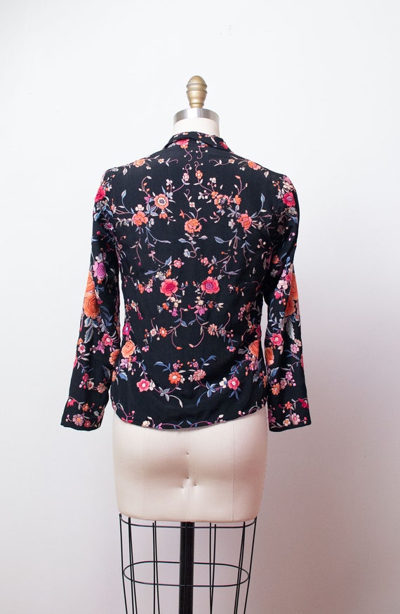 1930s Chinese Embroidered Jacket / 30s Chinese Em… - image 3