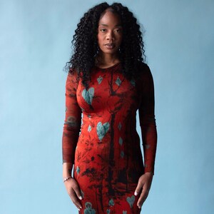 Robe Vintage Jean Paul Gaultier 1998 - Taille 40 - Multicouleur - Longue - Occasion Parfait état