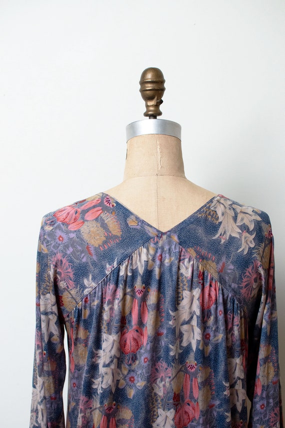 1970s Floral Silk Jersey Dress | Missoni - image 5