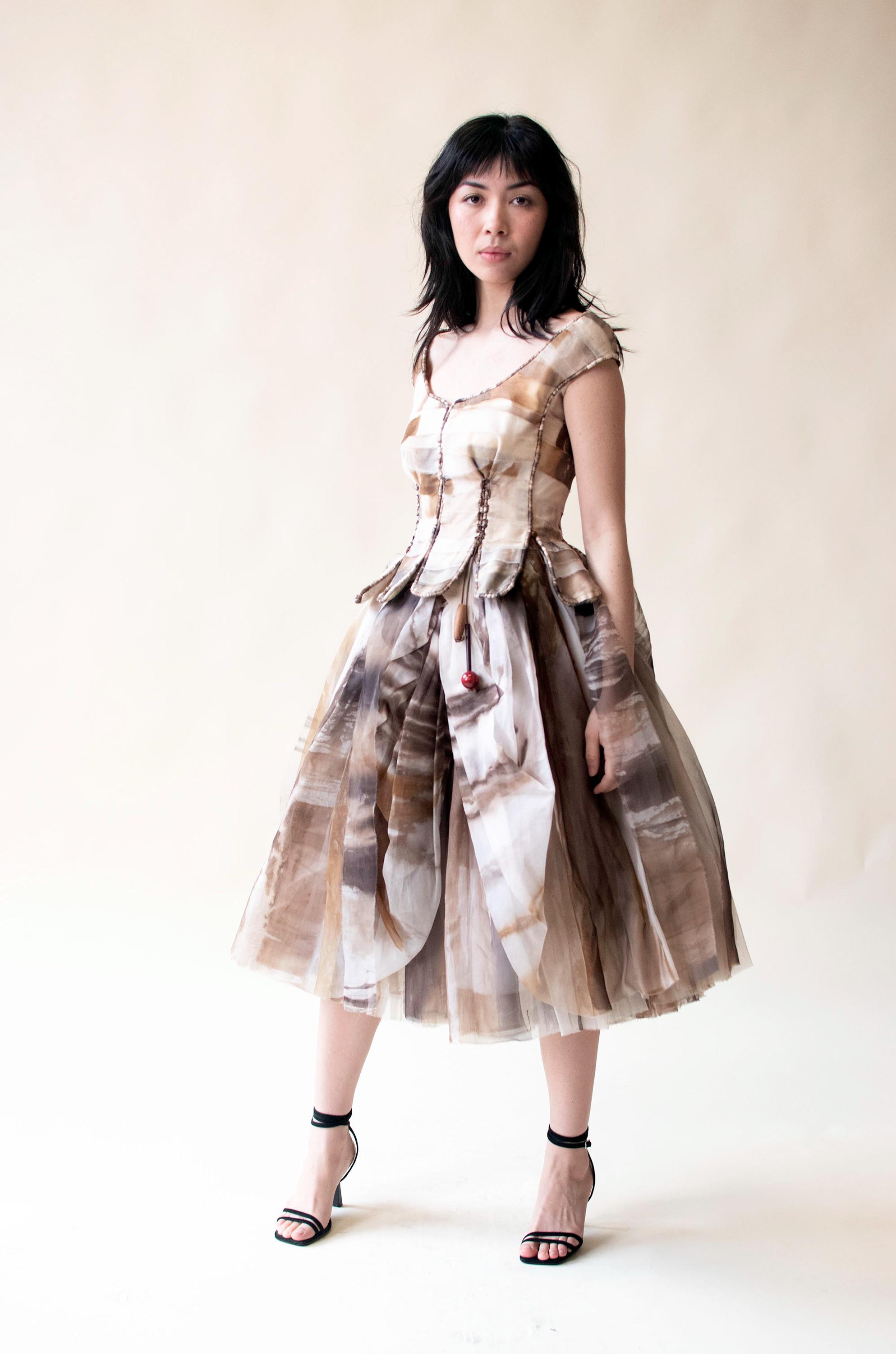 Ameri Vintage SHAPELY CORSET DRESS グリーン Ameri VINTAGE - mai様専用AMERI SHAPELY CORSET DRESSグリーンM