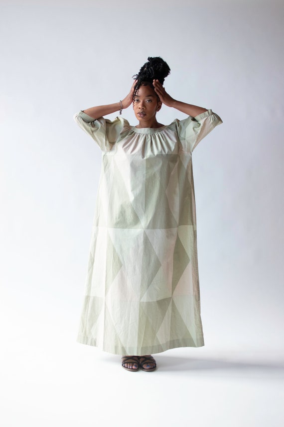 geometric green dress Pale | Marimekko navy bridesmaid dresses
