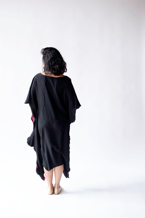 80s Silky Caftan Dress main image 1