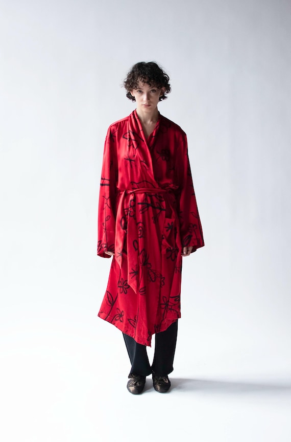 Bug Print Silk Robe | Todd Oldham