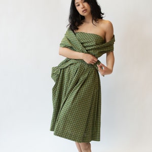 1950s Plaid Dress image 5