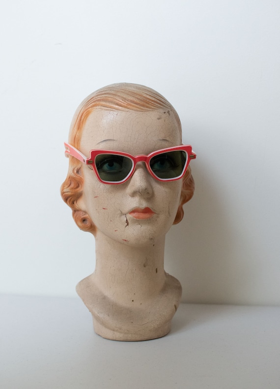 1950s Red Sunglasses / 50s Rayex Sunglasses - image 6