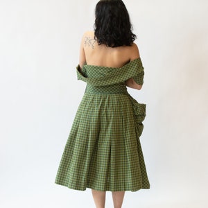 1950s Plaid Dress image 4