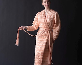 1980s Quilted Robe | Mary Mcfadden