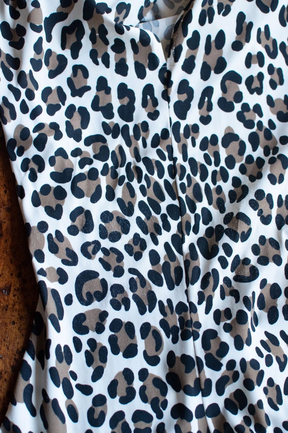 1980s Leopard Print Unitard | Norma Kamali - image 10