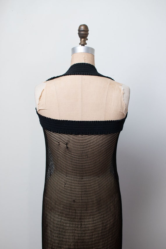 1930s Fishnet Dress - image 5