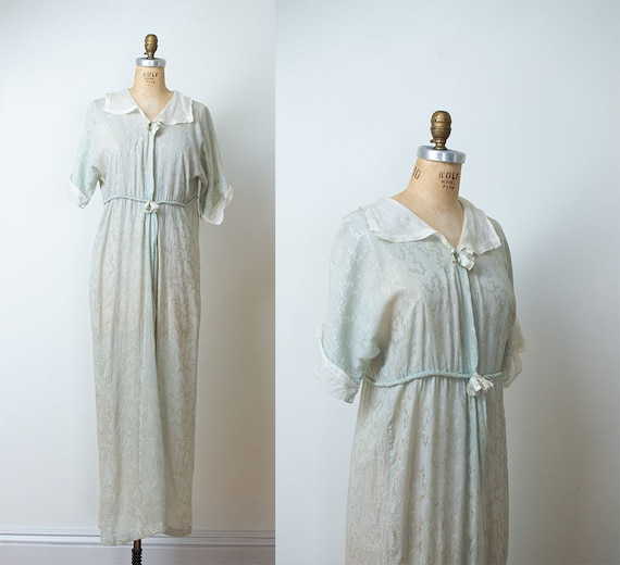 1920s Robe / Edwardian 20s Dressing Gown