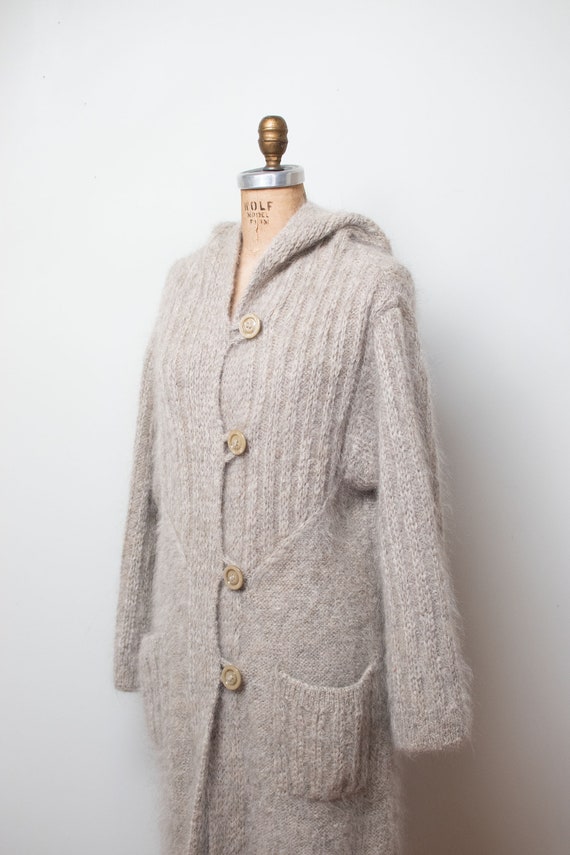 1970s Hooded Sweater Coat | Miss Bergdorf - image 9