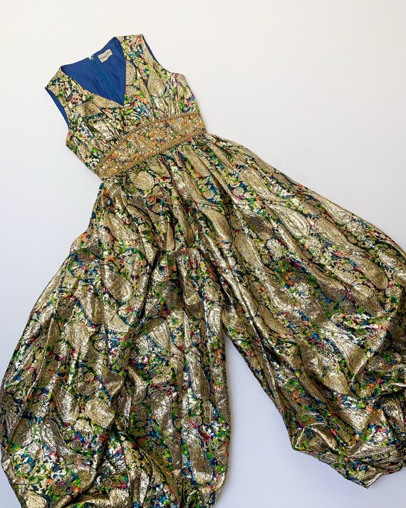 1960s Malcolm Starr Jumpsuit / 60s Harem Pants Met