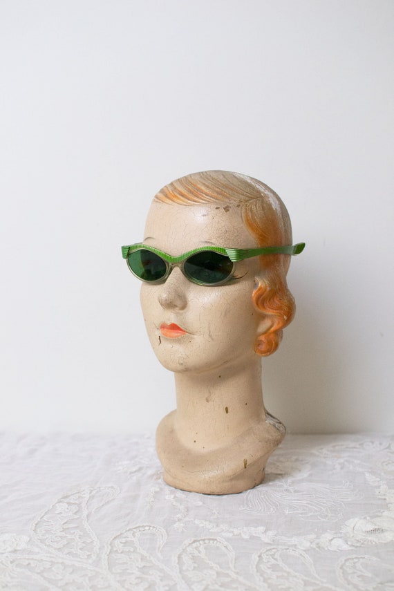 1950s Lizard Green Sunglasses