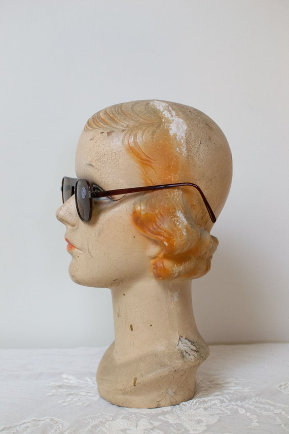 1940s Sunglasses / 40s Solarex Brown Aviator Glas… - image 5